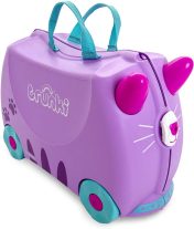 trunki valise cabine enfant chat violet