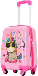 valise licorne rose pour enfant bontour