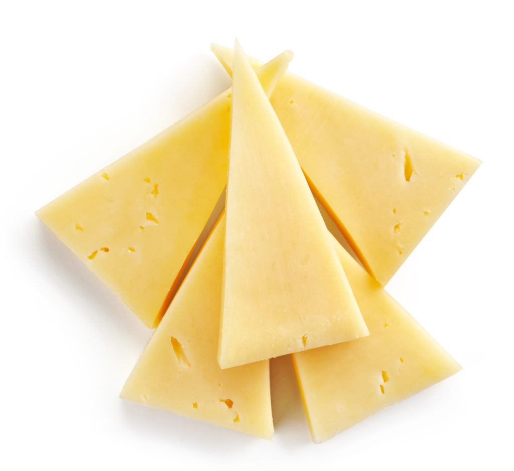 morceaux de fromage